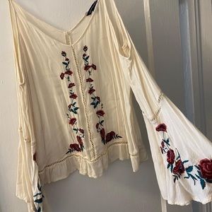 AE flowy off the shoulder top